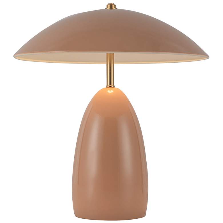 Image 2 Alora Mood Poppy LED 12-in Peach LED Table Lamp more views