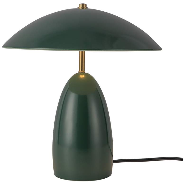 Image 1 Alora Mood Poppy LED 12-in Pine Green LED Table Lamp