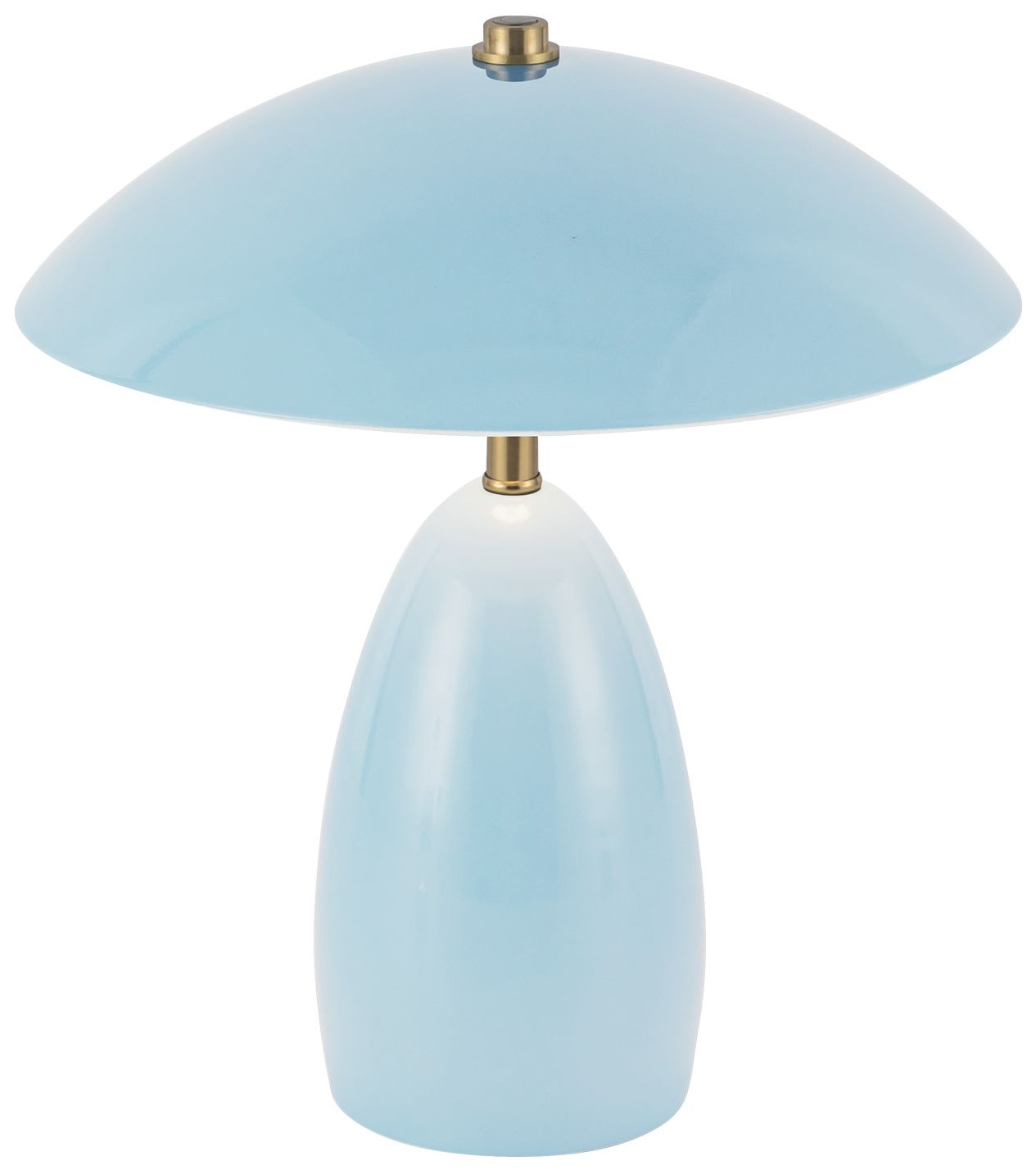 Image 3 Alora Mood Poppy LED 9-in Cerulean LED Table Lamp more views