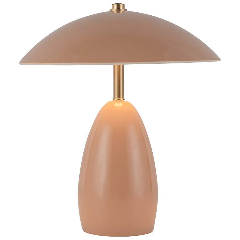 Image 1 Alora Mood Poppy LED 9-in Peach LED Table Lamp