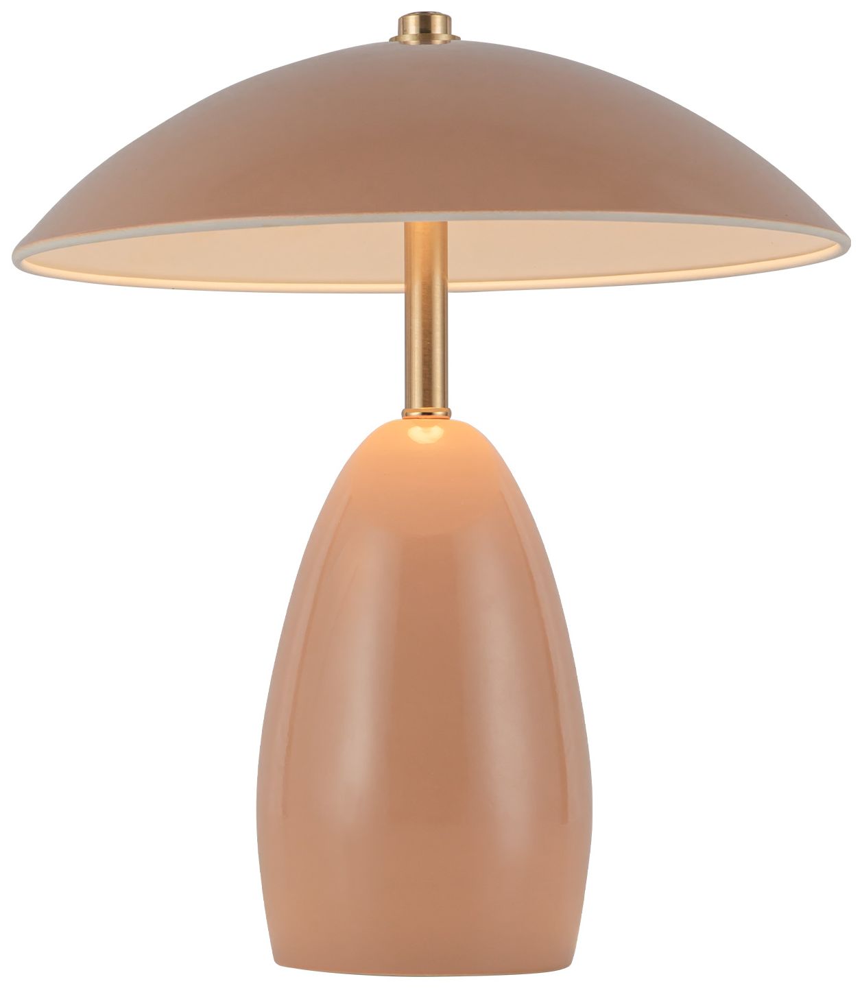 Image 2 Alora Mood Poppy LED 9-in Peach LED Table Lamp more views
