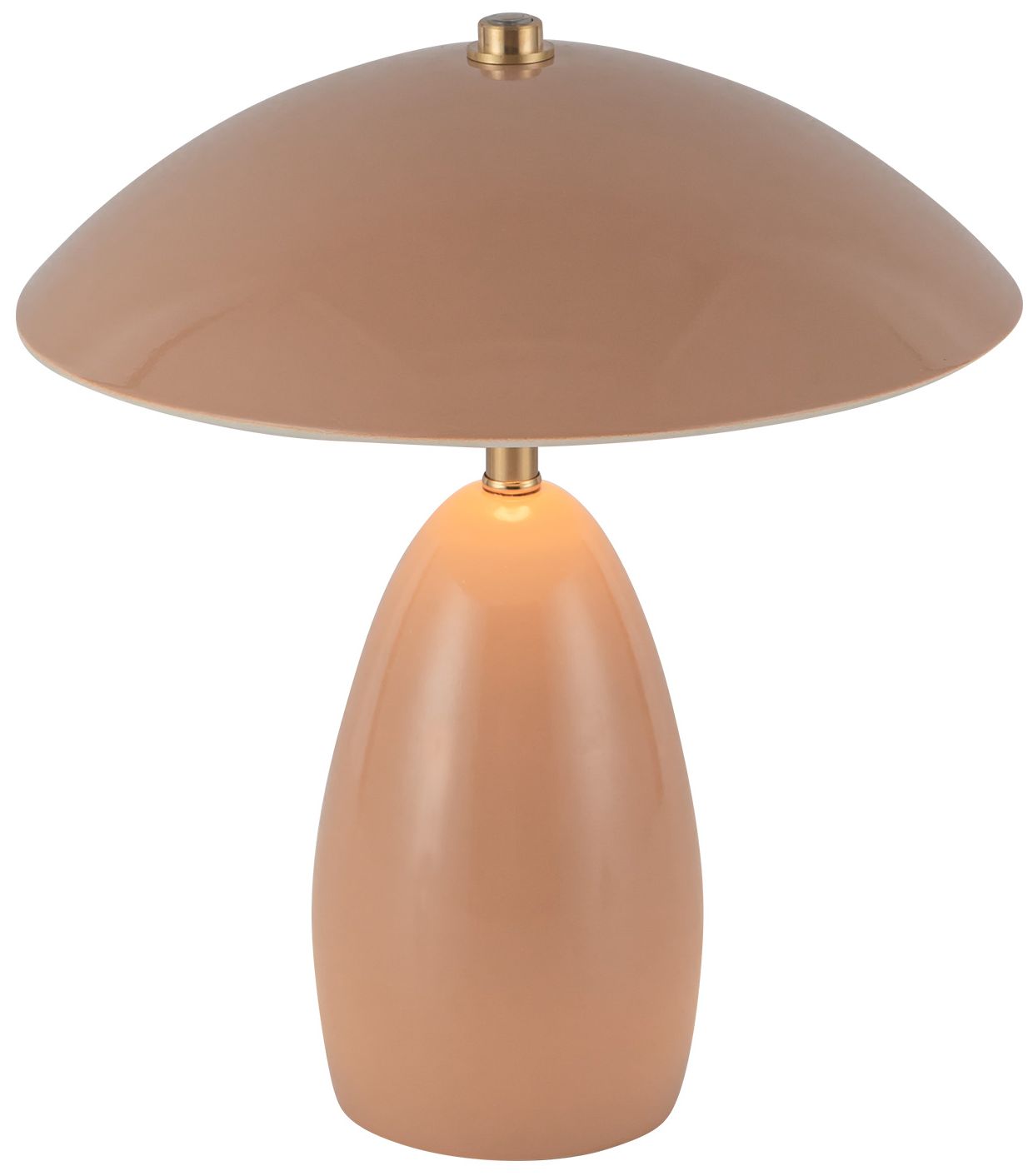 Image 3 Alora Mood Poppy LED 9-in Peach LED Table Lamp more views