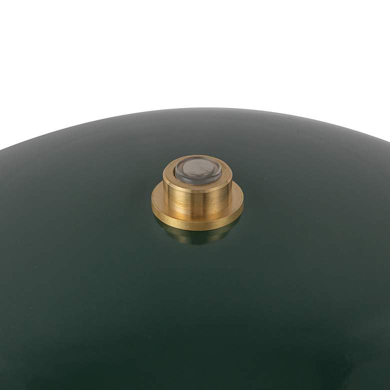Image 4 Alora Mood Poppy LED 9-in Pine Green LED Table Lamp more views