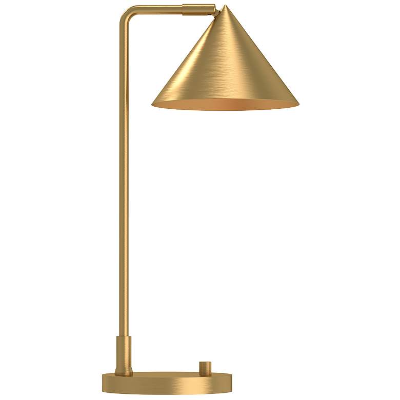 Image 1 Alora Mood Remy E26 20-in Brushed Gold Table Lamp