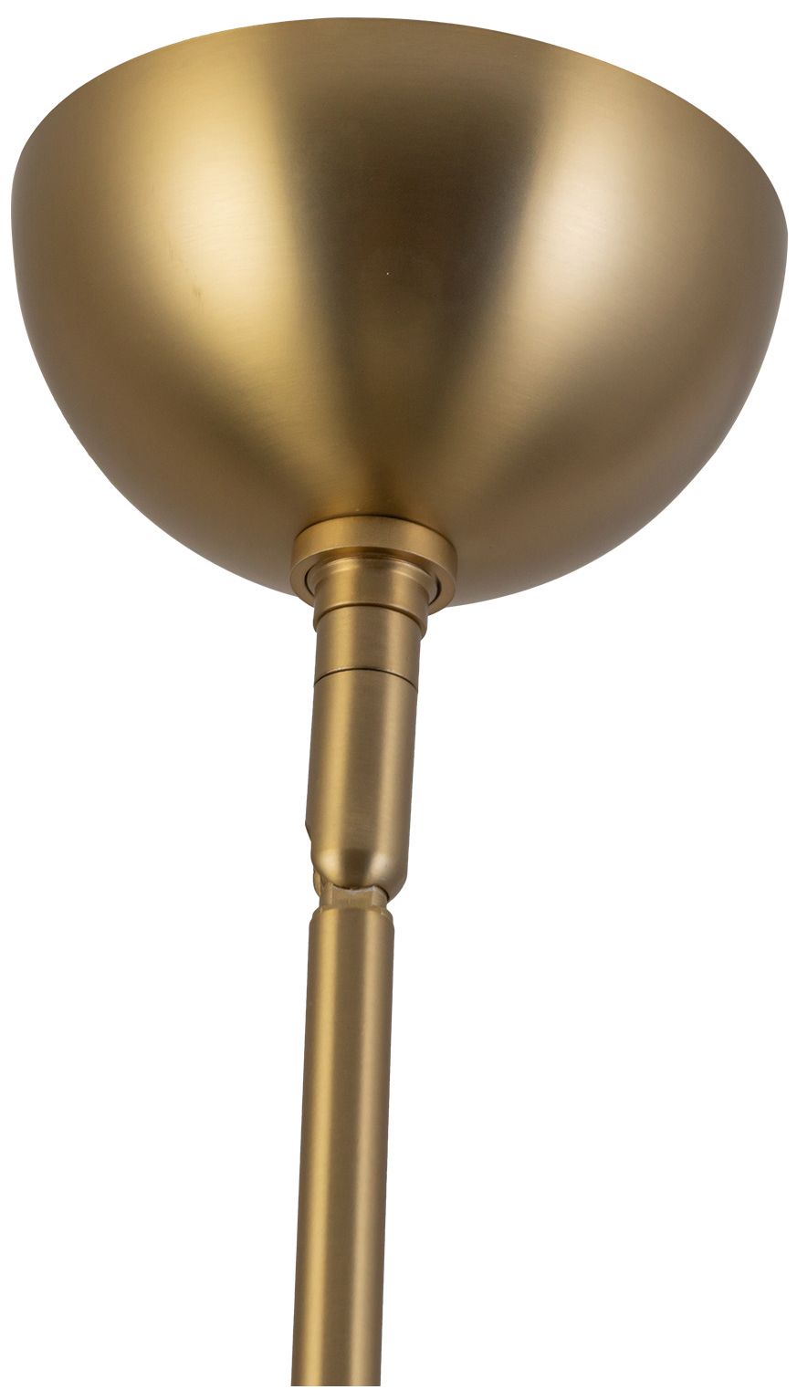 Image 7 Alora Mood Rosemary E12 31-in Brushed Gold/Folded White Socket Chandelier more views