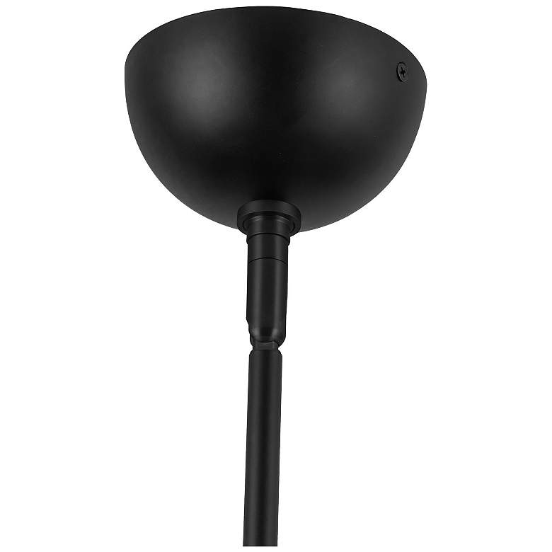 Image 5 Alora Mood Rosemary E12 31-in Matte Black/Folded White Socket Chandelier more views