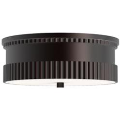 Alora Mood Rue E26 14-in Warm Bronze Flush Mount
