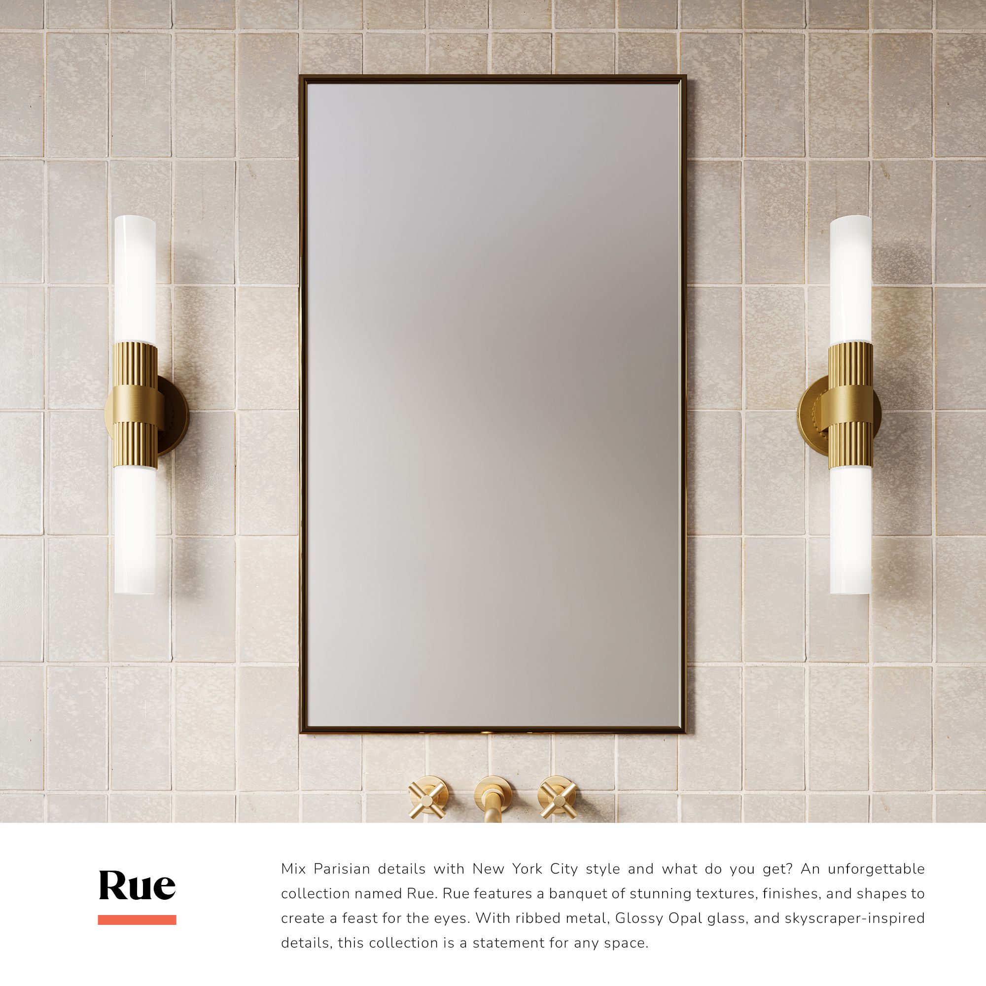 Image 3 Alora Mood Rue E26 22-in Warm Bronze Vanity Light more views