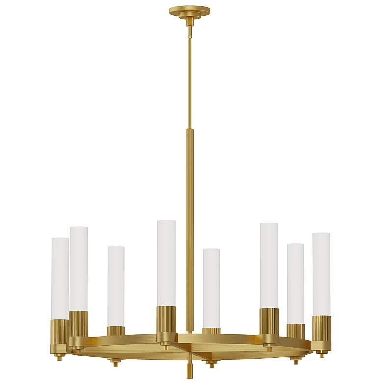 Image 1 Alora Mood Rue E26 38-in Brushed Gold Chandelier