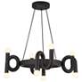3_Alora Mood Sadie E12 23-in Matte Black Socket Chandelier more views