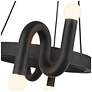 4_Alora Mood Sadie E12 23-in Matte Black Socket Chandelier more views