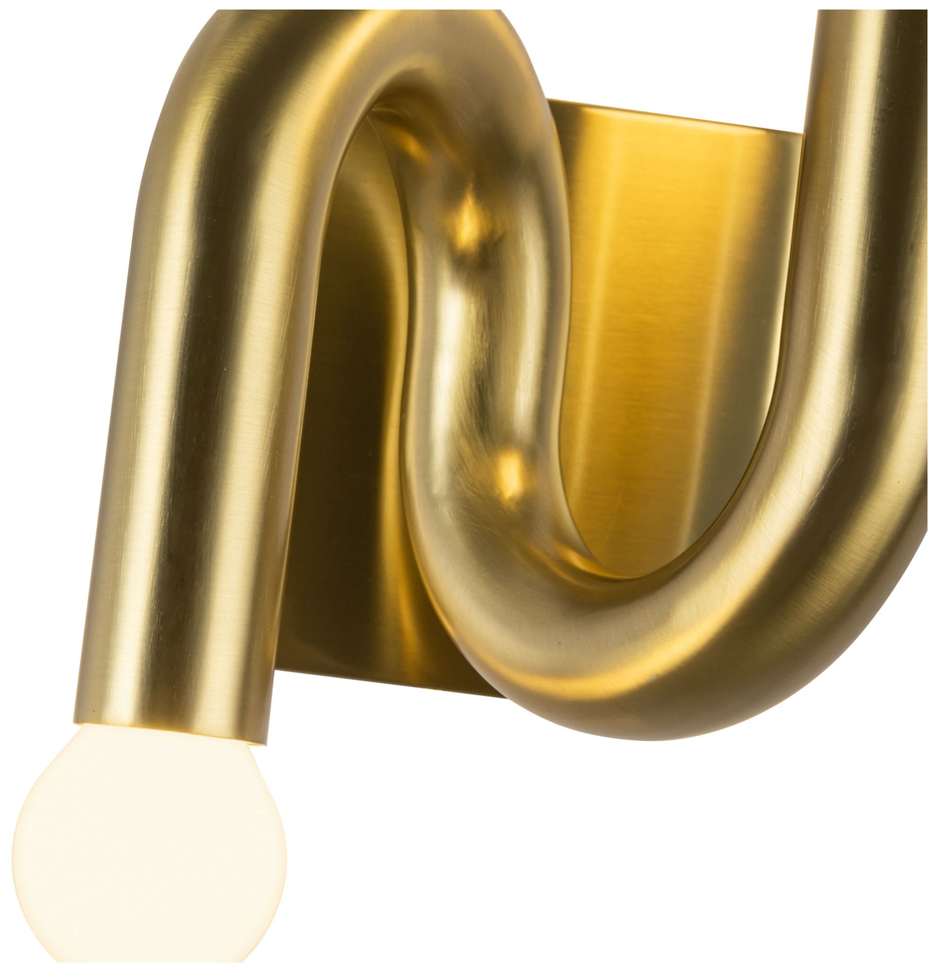 Image 3 Alora Mood Sadie E12 6-in Brushed Gold Wall Vanity more views