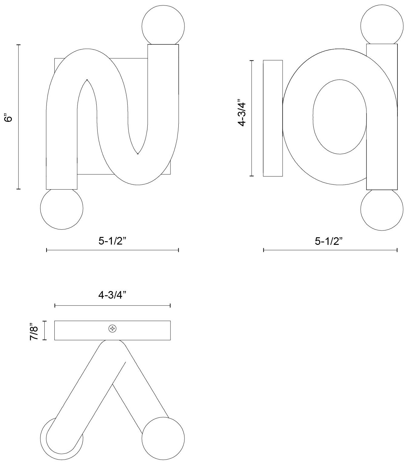 Image 4 Alora Mood Sadie E12 6-in Brushed Gold Wall Vanity more views