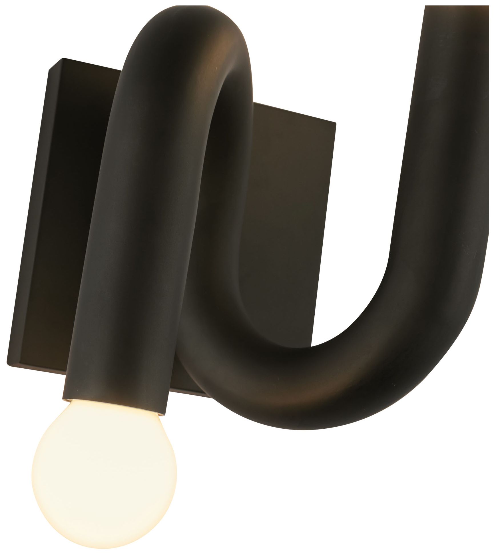 Image 3 Alora Mood Sadie E12 6-in Matte Black Wall Vanity more views