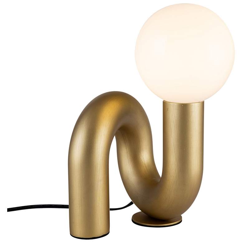 Image 1 Alora Mood Sadie E26 6-in Brushed Gold Socket Table Lamp