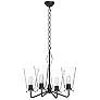 2_Alora Mood Salem E26 23-in Clear Glass/Matte Black 4 Lights Chandeliers