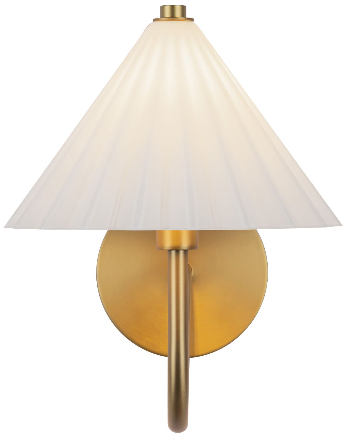Image 4 Alora Mood Serena E12 8-in Aged Gold/Opal Glass Wall Vanity more views