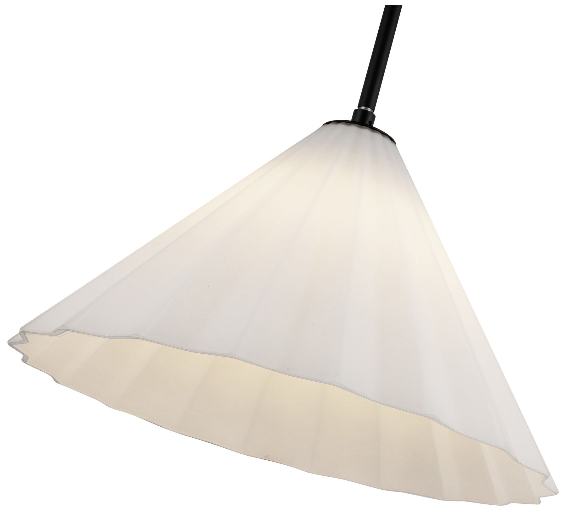 Image 3 Alora Mood Serena E26 14-in Matte Black/Opal Glass Pendant more views