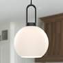 1_Alora Mood Soji E26 8-in Matte Black/Opal Matte Glass Pendant