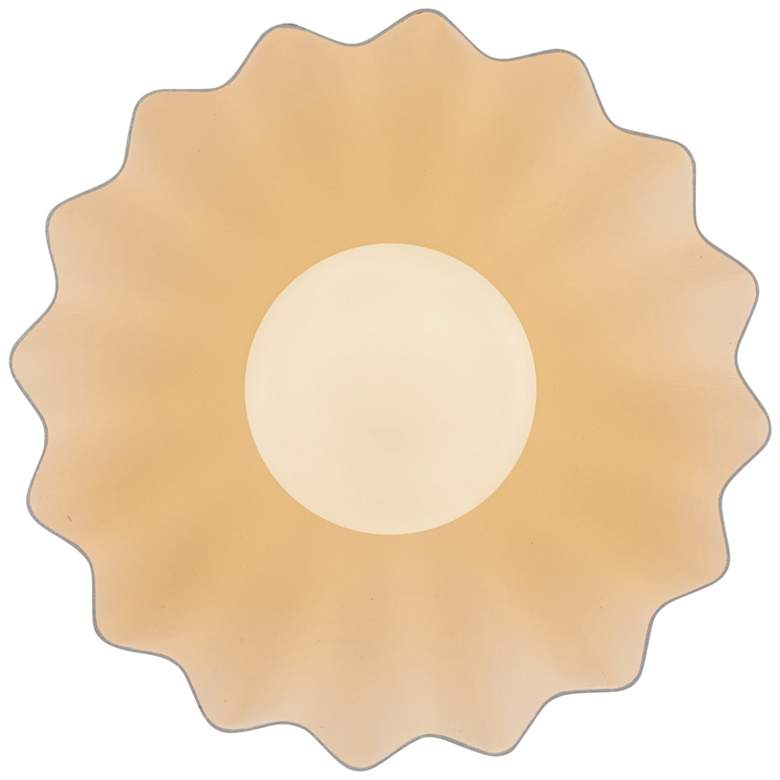 Image 1 Alora Mood Soleil LED 10-in Antique White/Opal Glass Wall Vanity