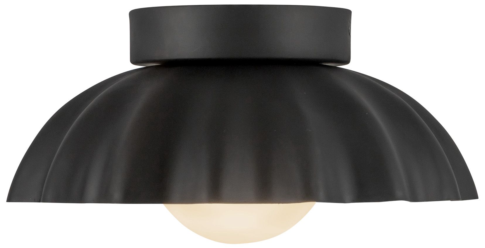 Image 2 Alora Mood Soleil LED 10-in Matte Black/Opal Glass Wall Vanity more views