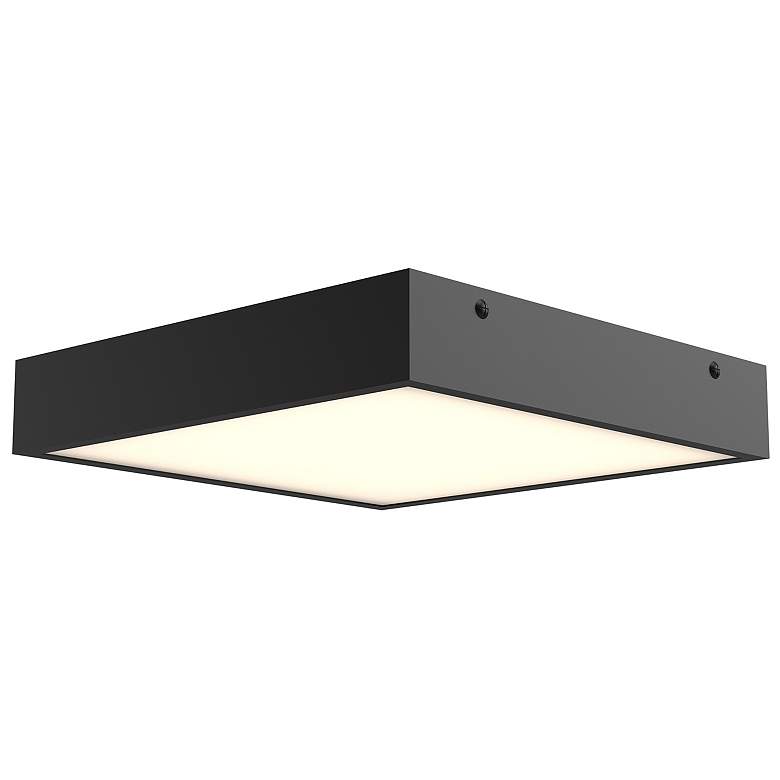 Image 1 Alora Mood Sydney LED 11-in Matte Black Flush Mount