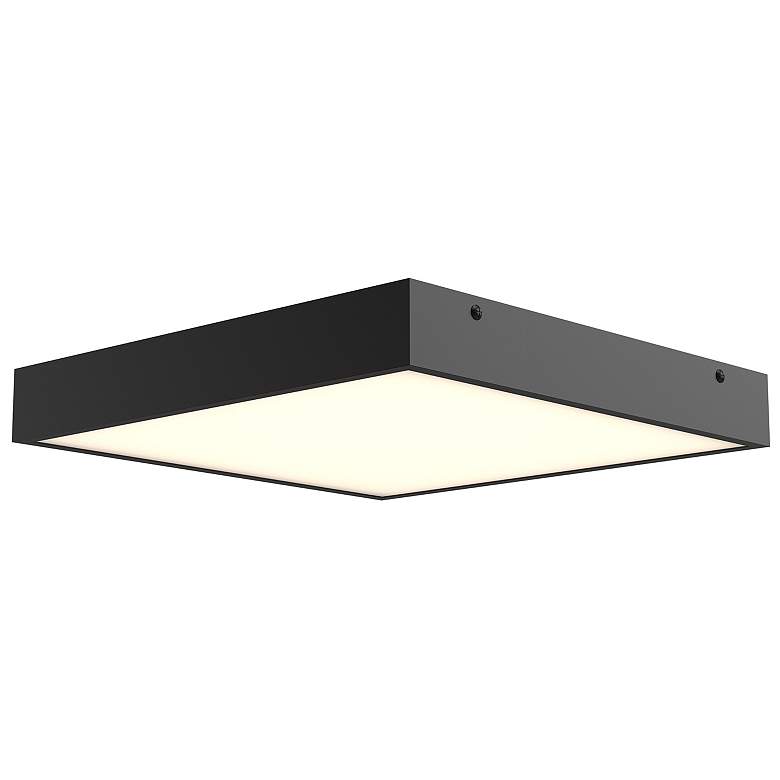 Image 1 Alora Mood Sydney LED 14-in Matte Black Flush Mount