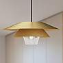 1_Alora Mood Tetsu E26 20-in Brushed Gold/Clear Glass Pendant