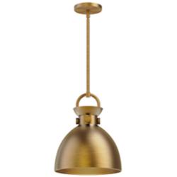 Alora Mood Waldo E26 11-in Aged Gold Pendant