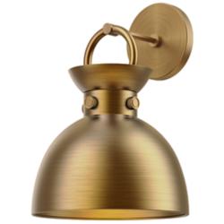 Alora Mood Waldo E26 9-in Aged Gold Wall Vanity