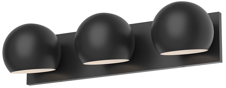 Image 2 Alora Mood Willow E12 22-in Matte Black Vanity Light more views