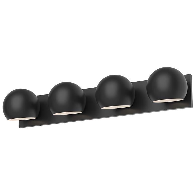 Image 2 Alora Mood Willow E12 31-in Matte Black Vanity Light more views