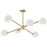2_Alora Mood Willow E12 37-in Gold/Opal Matte Glass 6 Lights Chandeliers