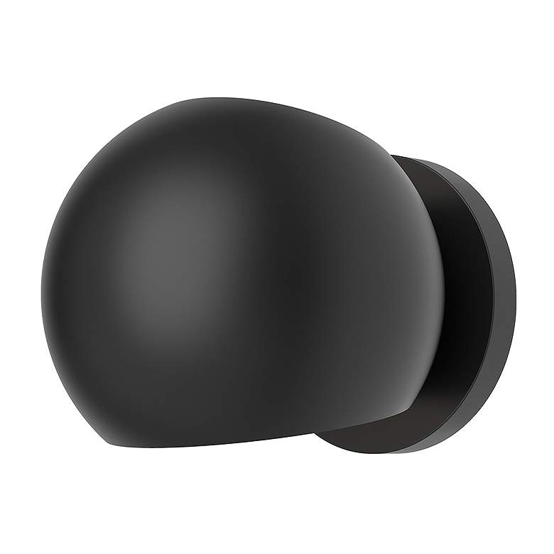Image 1 Alora Mood Willow E12 6-in Matte Black Wall Vanity