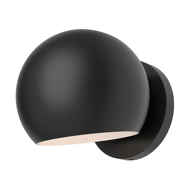 Image 2 Alora Mood Willow E12 6-in Matte Black Wall Vanity more views