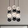 1_Alora Onyx LED 3 Head Natural Brass Multi-Pendant