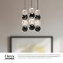 3_Alora Onyx LED 3 Head Natural Brass Multi-Pendant more views