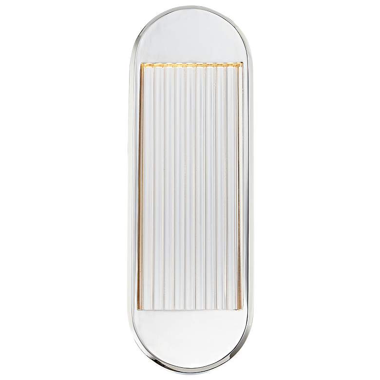 Image 1 Alora Palais LED 16-in Polished Nickel Wall Vanity