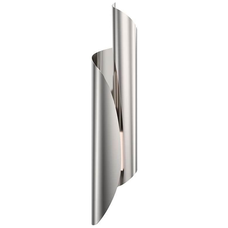 Image 1 Alora Parducci E12 26-in Polished Nickel Wall Vanity