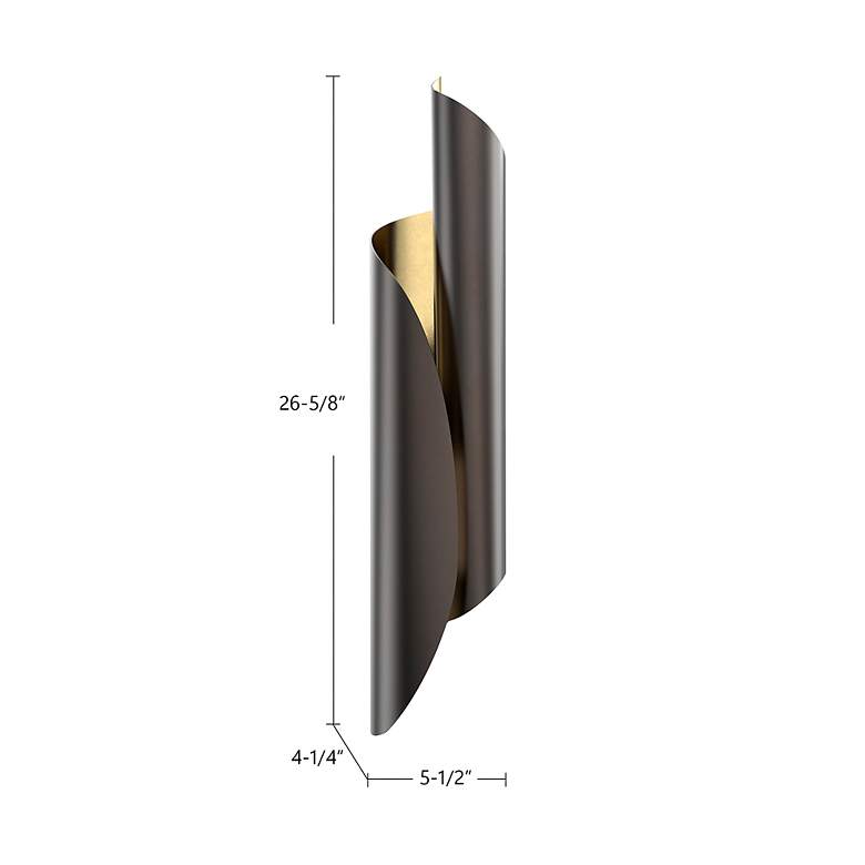 Image 6 Alora Parducci E12 26-in Polished Nickel Wall Vanity more views