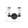 6_Alora Revolve E12 10-in Clear Glass/Polished Nickel Wall Vanity more views