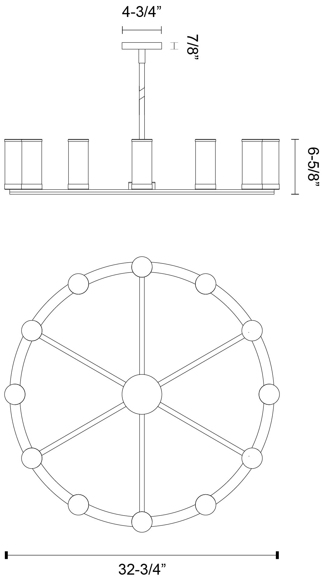 Image 4 Alora Revolve E12 12 Lights Chandeliers more views