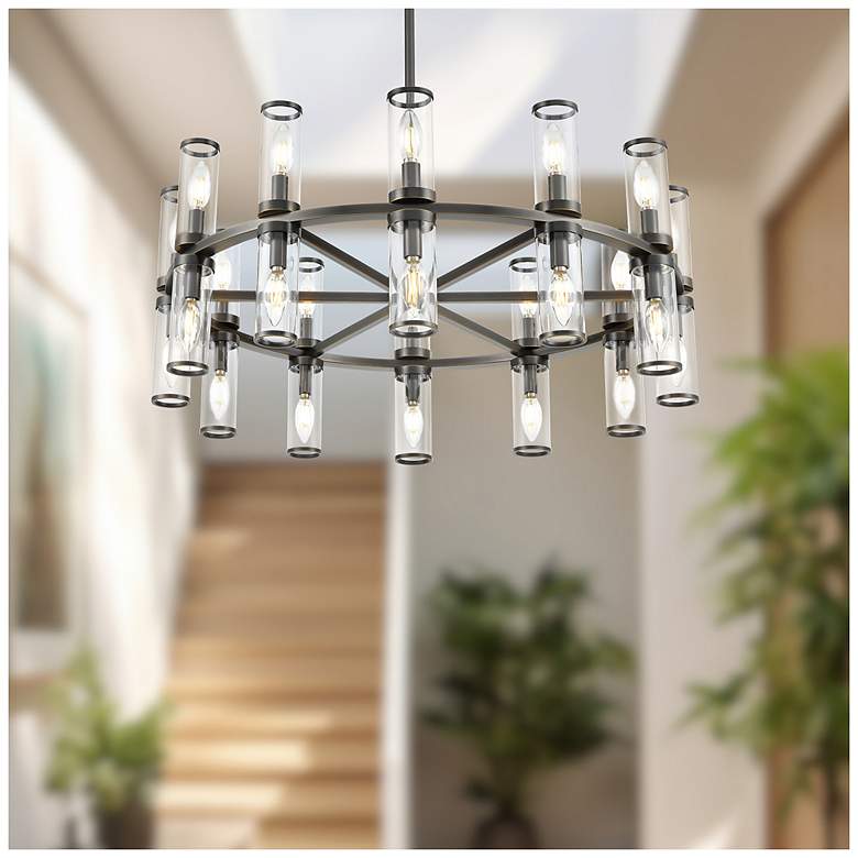 Image 1 Alora Revolve E12 24 Lights Chandeliers