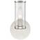 Alora Revolve E12 8-in Clear Glass/Polished Nickel Wall Vanity