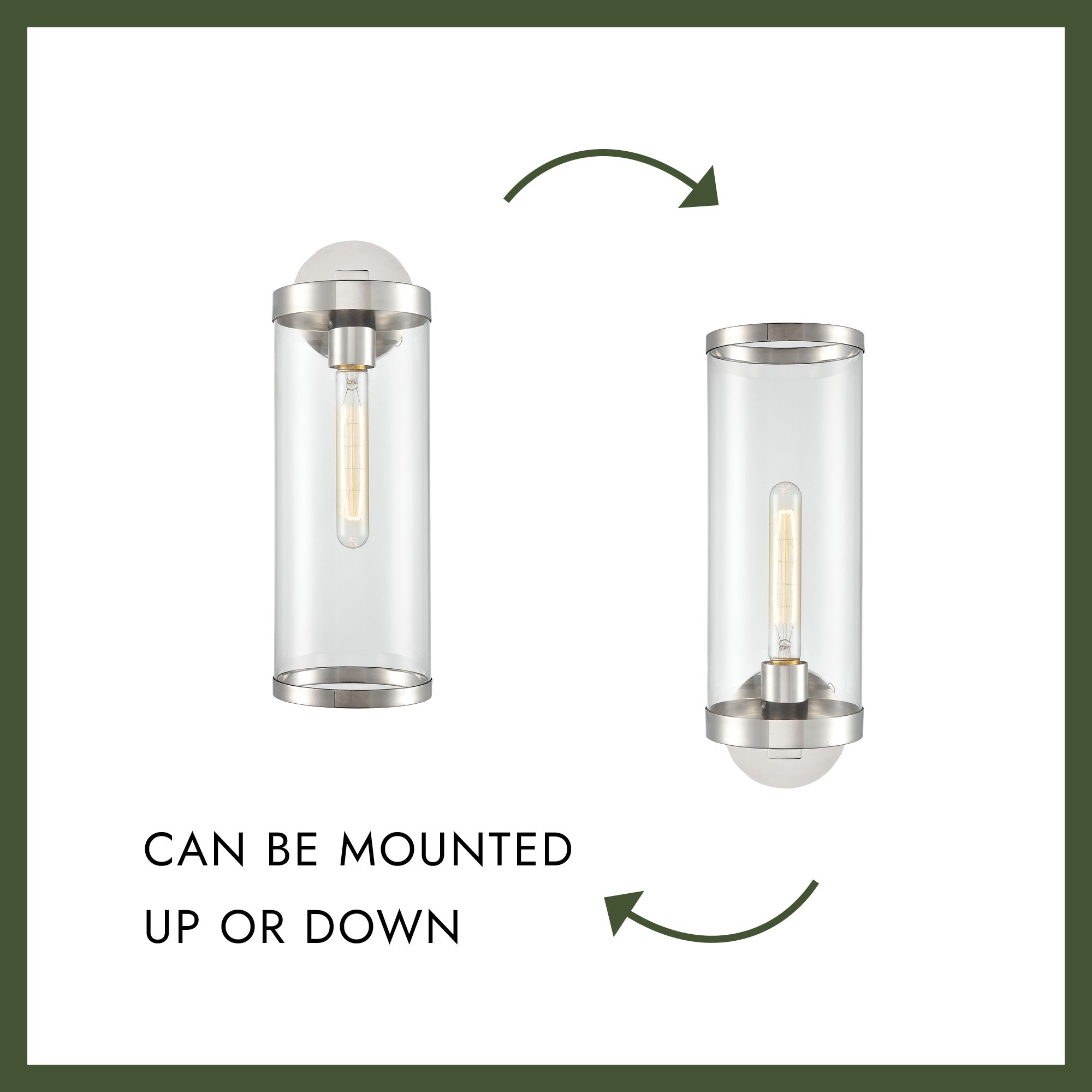 Image 5 Alora Revolve Ii E26 16-in Clear Glass/Urban Bronze Wall Vanity more views