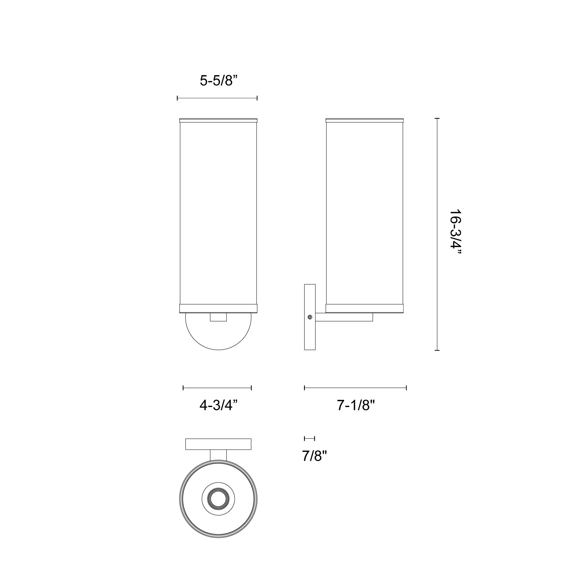 Image 6 Alora Revolve Ii E26 16-in Clear Glass/Urban Bronze Wall Vanity more views