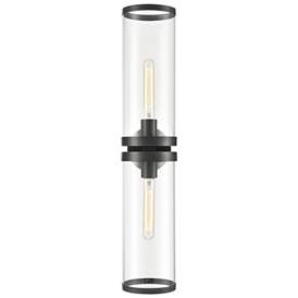Image1 of Alora Revolve Ii E26 28-in Clear Glass/Urban Bronze Wall Vanity