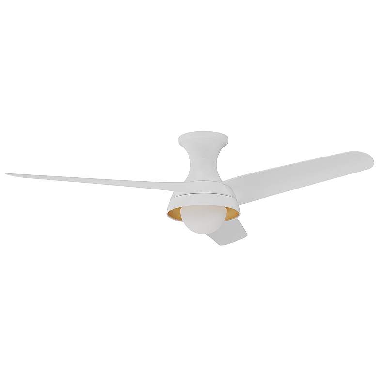Image 1 Alora Rubio-H LED 54-in White Hugger Ceiling Fan