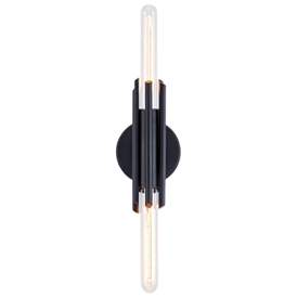 Image1 of Alora Torres E26 11-in Matte Black Wall Vanity