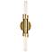 Alora Torres E26 11-in Vintage Brass Wall Vanity